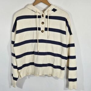 Thread & Supply Striped Hooded Sweater